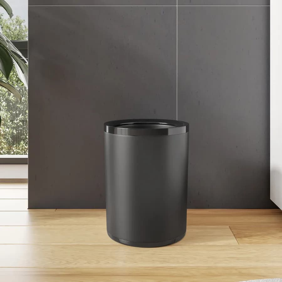Cestino portarifiuti 6 litri nero - Lorcan