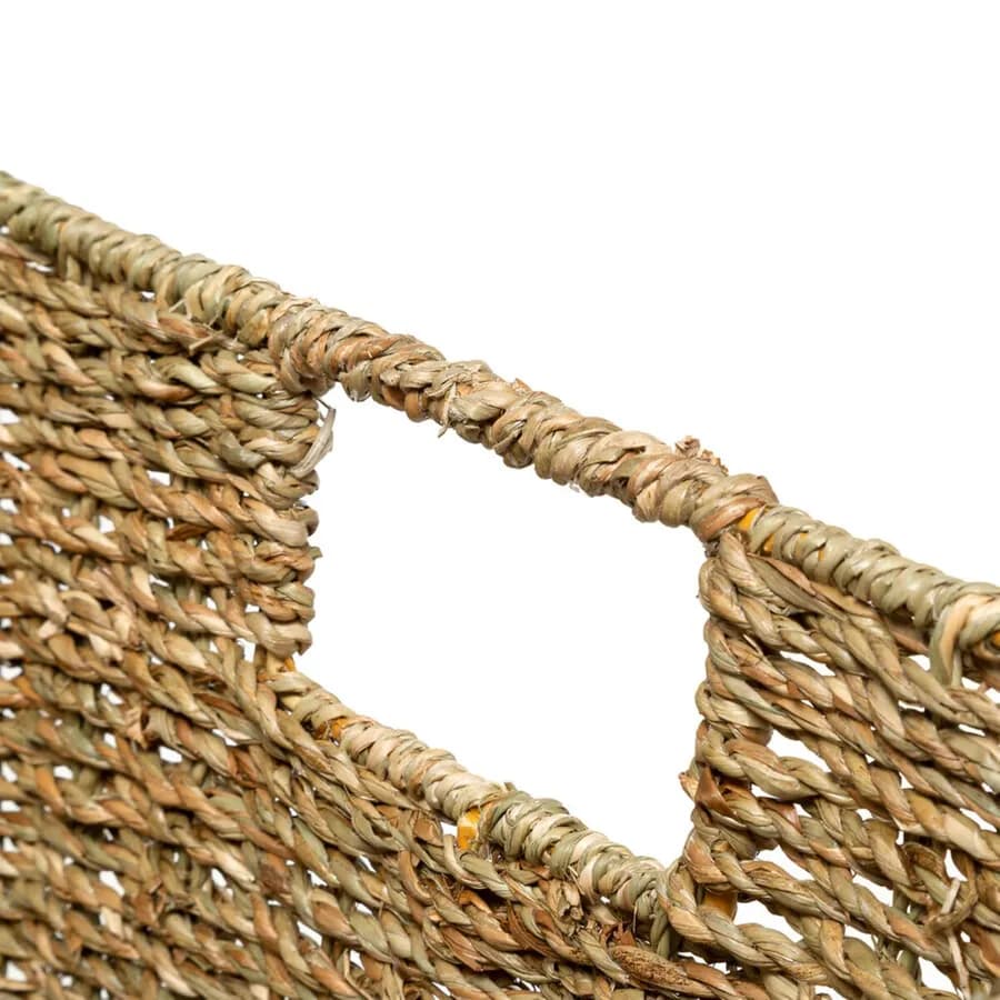 Cesto contenitore 31x31h cm in vimini naturale