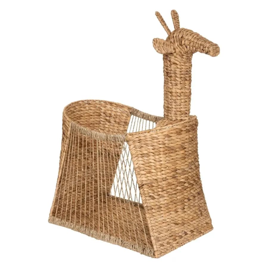 Cesto contenitore 79h cm griaffa in vimini naturale - Kids
