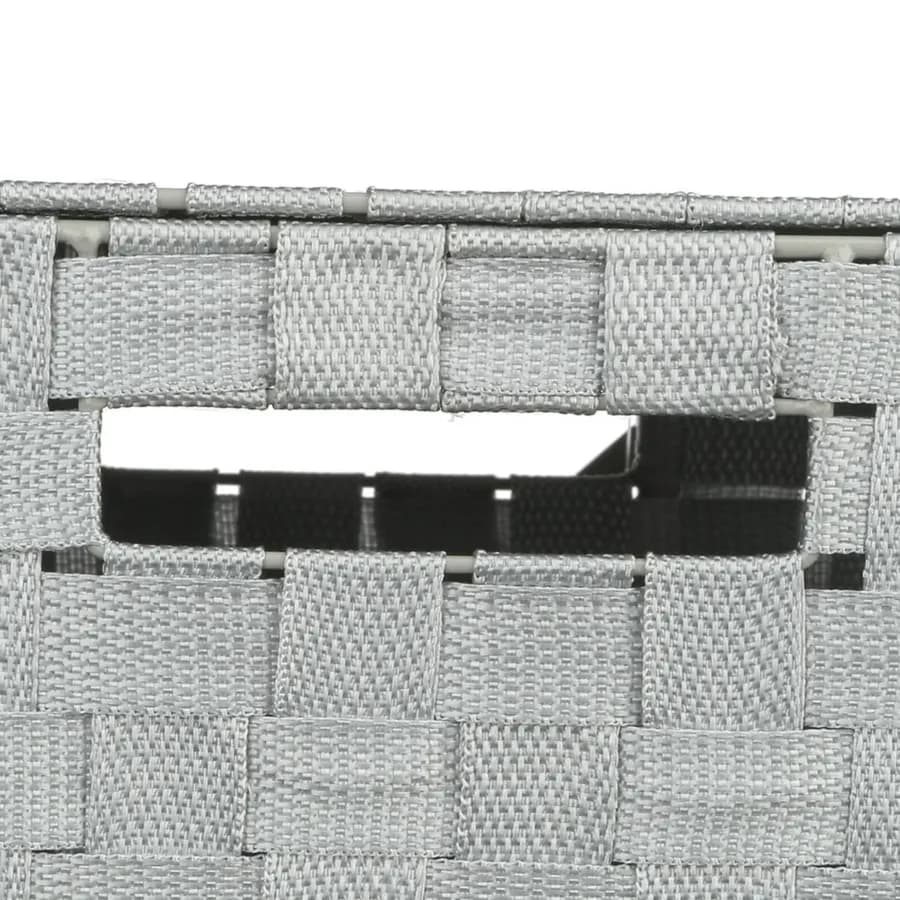 Cesto portabiancheria 30 L cm in polipropilene intrecciato grigio - Kennedy