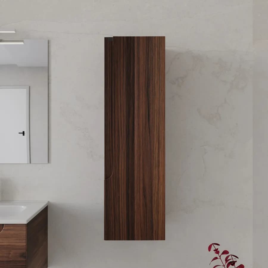 Colonna bagno sospesa 30x30x100h cm rovere deciso - Agave