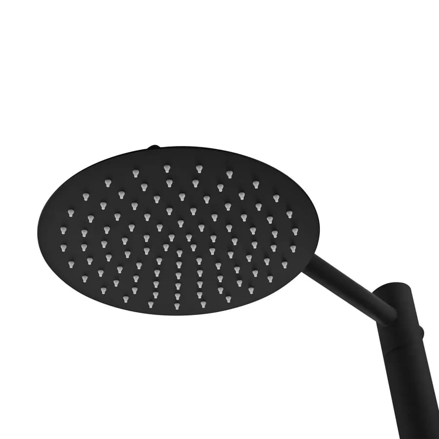 Colonna doccia da esterno 220h cm con doccino in acciaio inox 316 nero opaco - Kastas