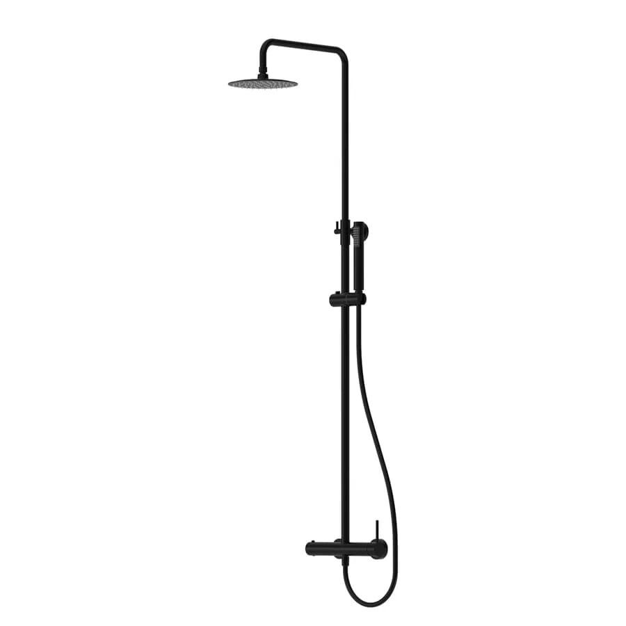 Colonna doccia in acciaio inox nero opaco - Oasis