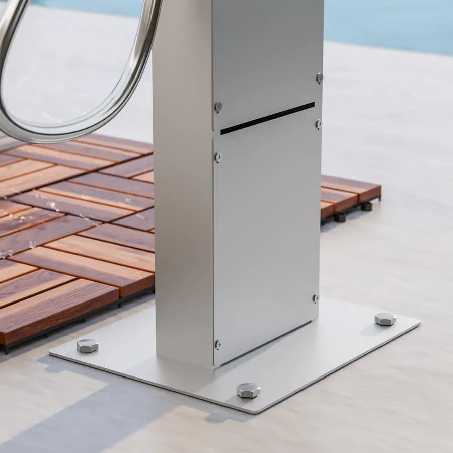 Colonna doccia per esterno cromata in acciaio inox - Soak