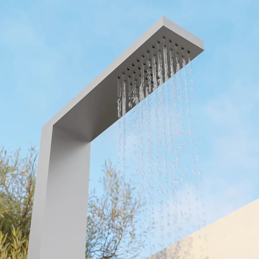 Colonna doccia per esterno cromato - Showera