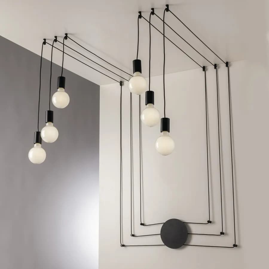 Kit 3 pezzi deviatore per lampada nero