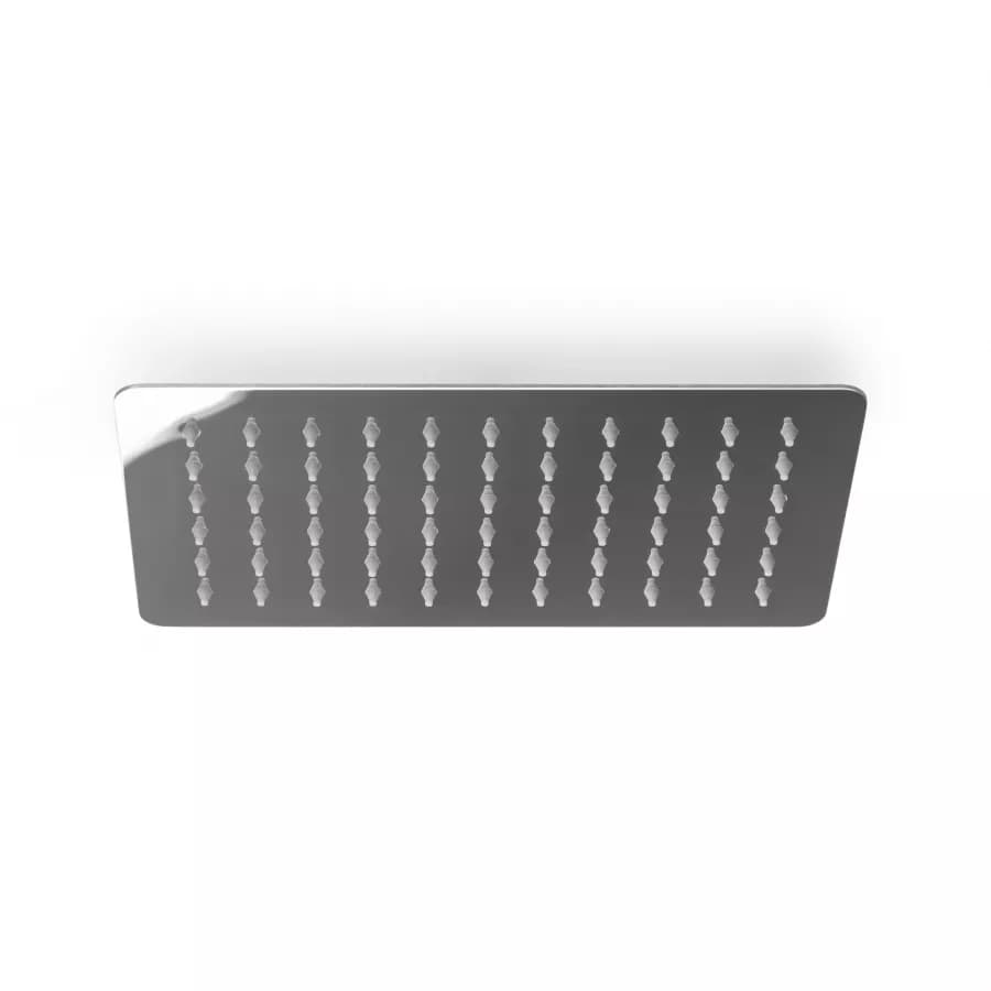 Composizione doccia con braccio 28 cm, soffione 25x15 e doccino con flessibile
