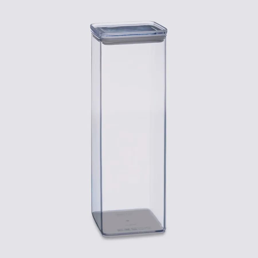 Contenitore 10x28h cm ermetico ed impilabile trasparente - Elgar