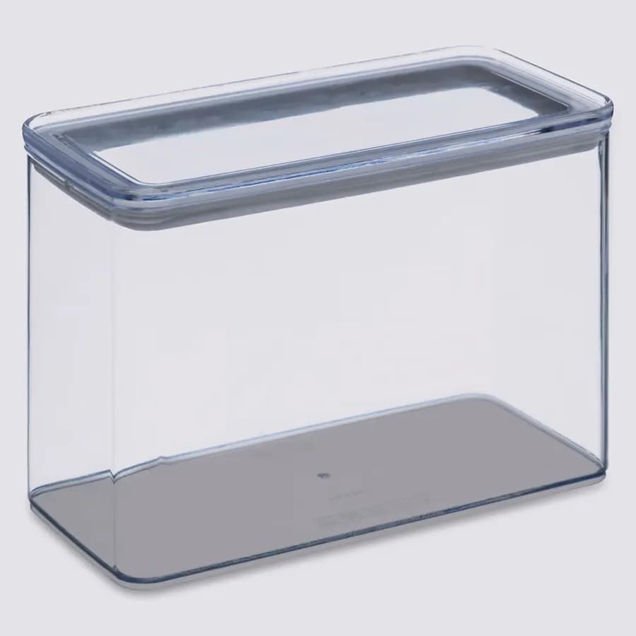 Contenitore 20x14h cm ermetico ed impilabile trasparente - Elgar