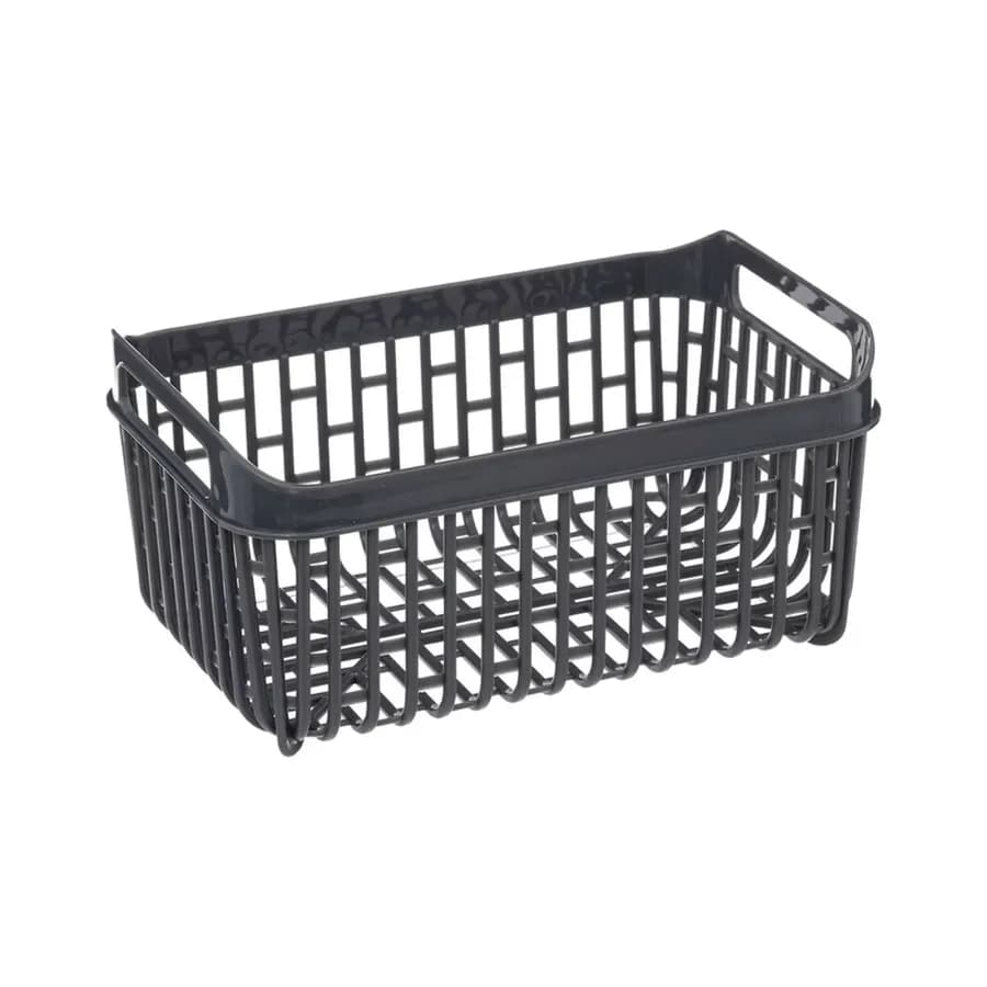 Contenitore per frigorifero 24x12 cm con cesto estraibile e coperchio