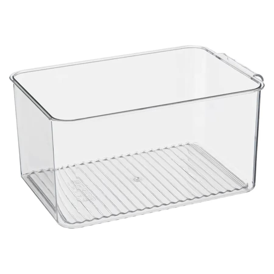 Contenitore per frigorifero 24x12 cm con cesto estraibile e coperchio