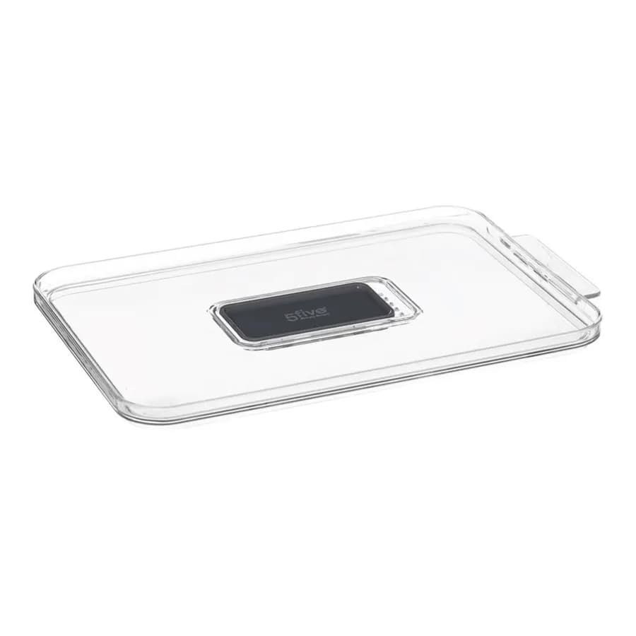 Contenitore per frigorifero 24x12 cm con cesto estraibile e coperchio