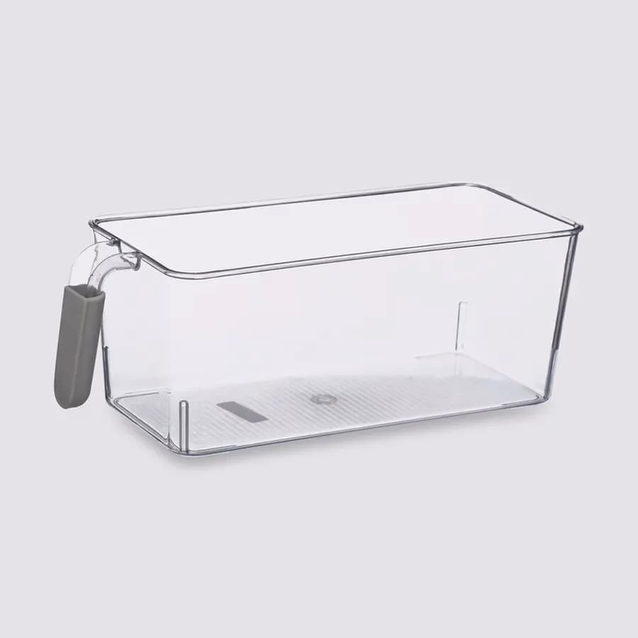 Contenitore per frigorifero 31x18 cm trasparente con manico