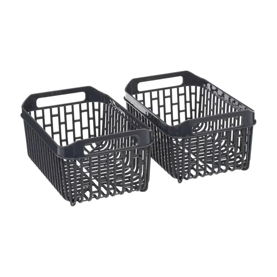 Contenitore per frigorifero 32x22 cm con cesto estraibile e coperchio