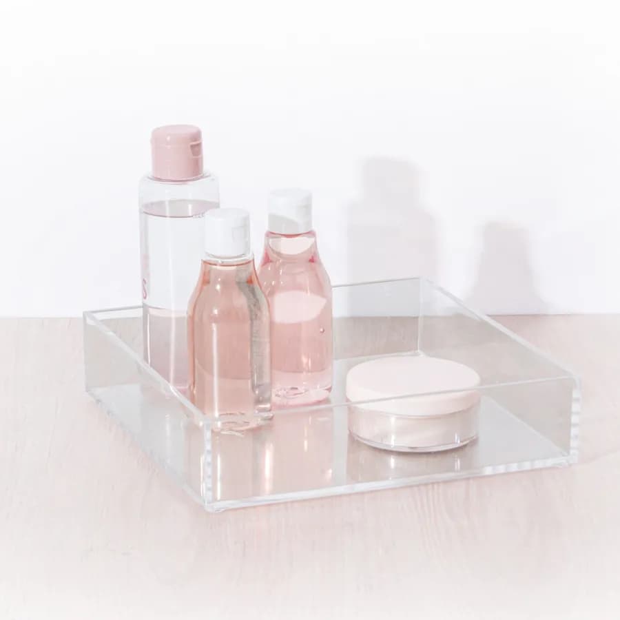 Contenitore portaoggetti 20x5h cm trasparente - Belive