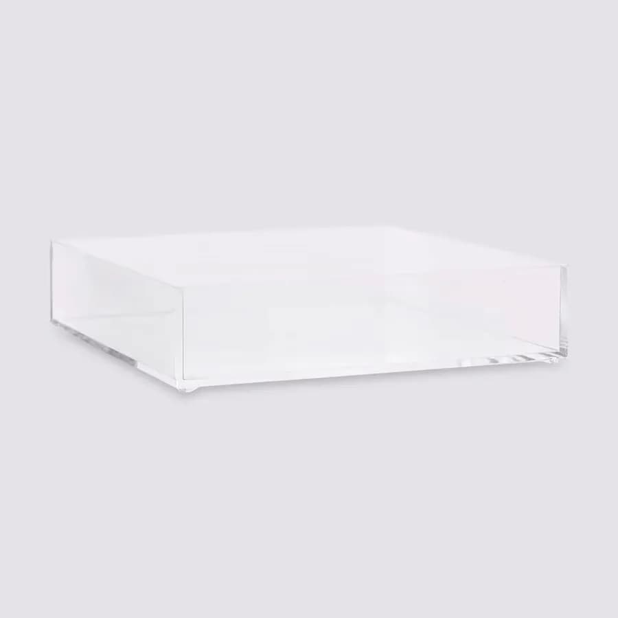 Contenitore portaoggetti 20x5h cm trasparente - Belive