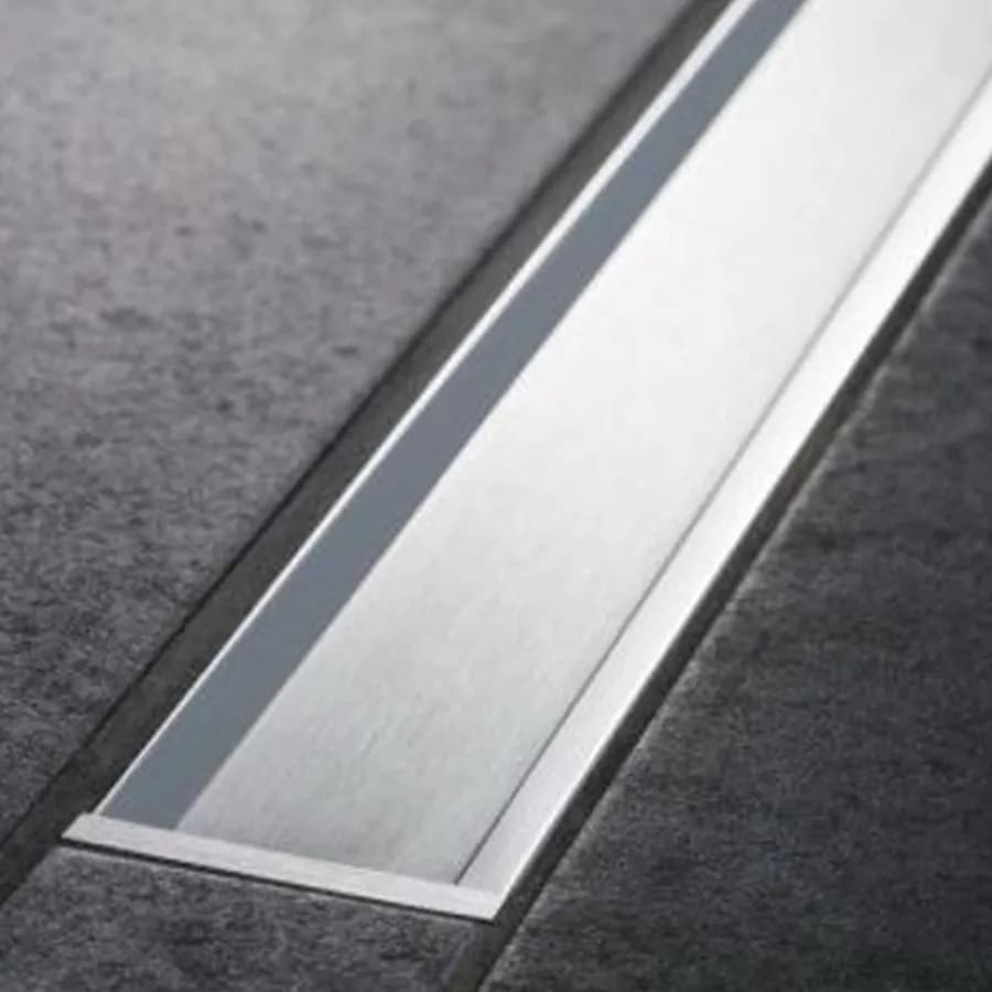 Copertura 30-90 cm per canalette Geberit CleanLine60 acciaio inox per rivestimenti sottili