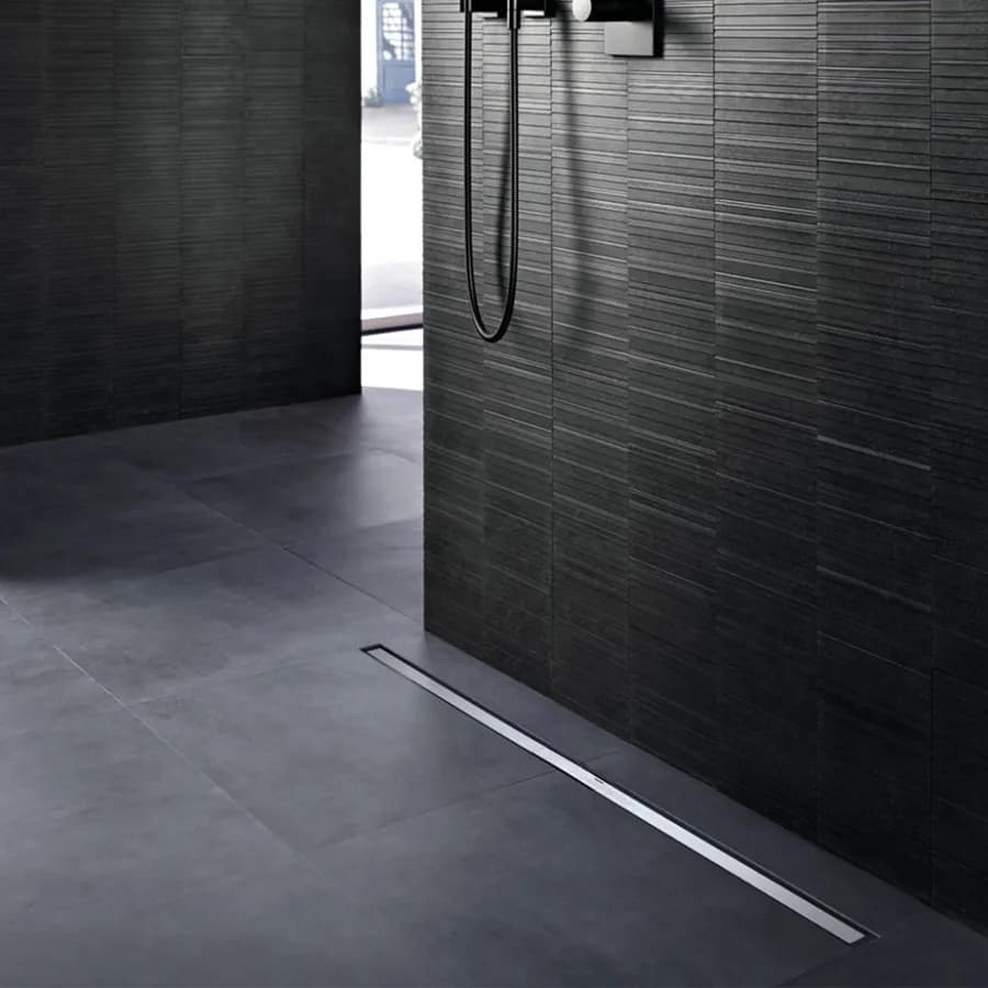 Copertura 30-90 cm per canalette Geberit CleanLine60 acciaio inox per rivestimenti sottili