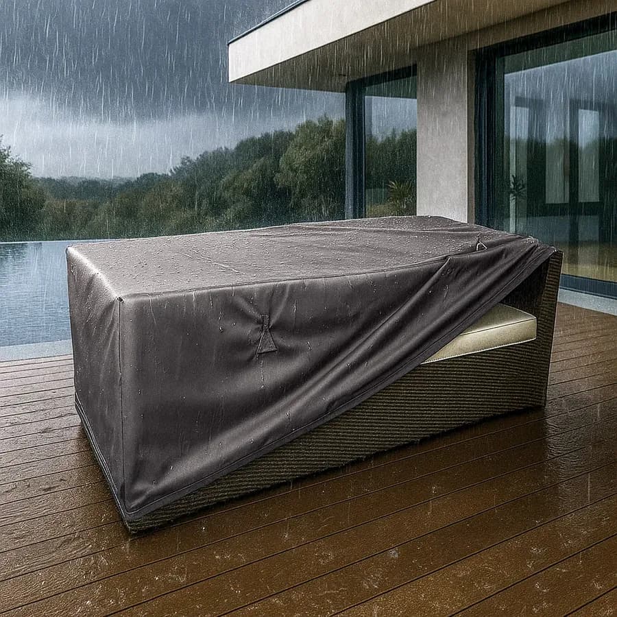 Copertura protettiva per divano 2 posti in poliestere idrorepellente 160x80x70h cm - Wakanda
