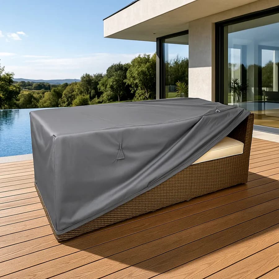 Copertura protettiva per divano 2 posti in poliestere idrorepellente 160x80x70h cm - Wakanda
