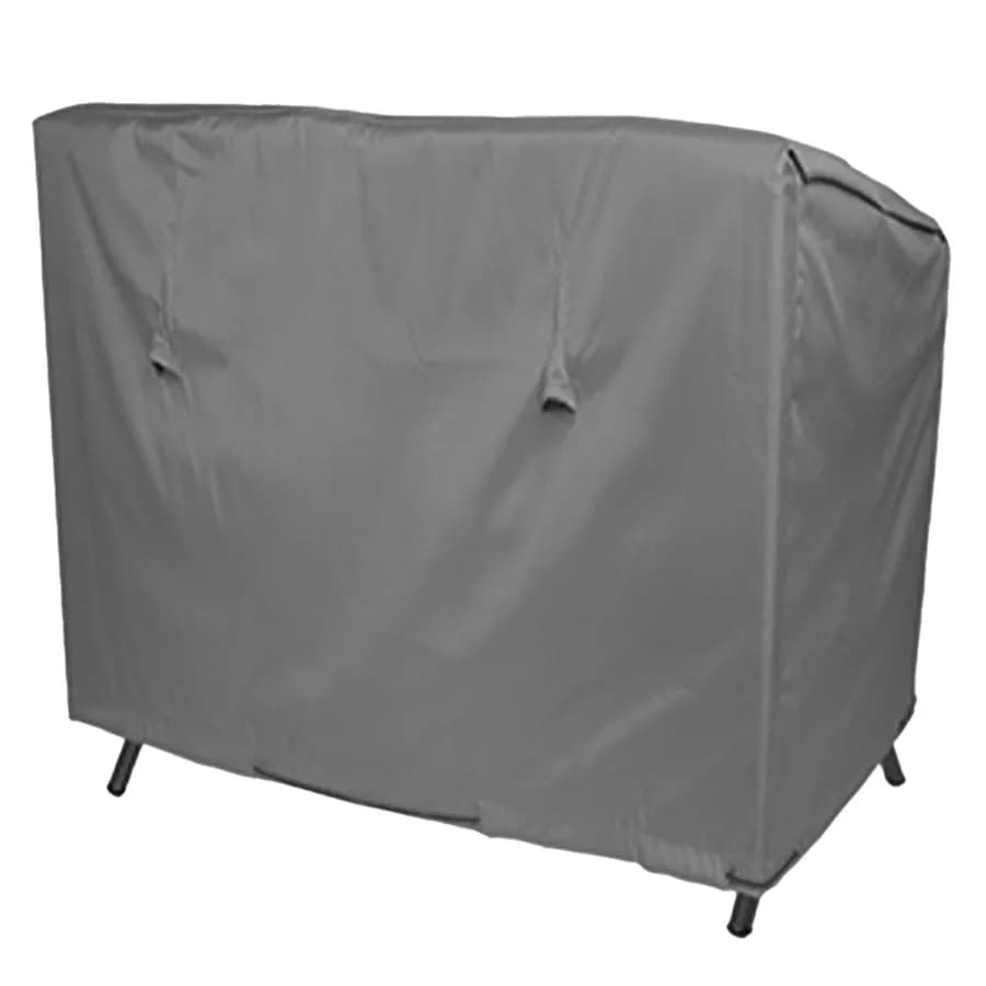 Copertura protettiva per dondolo in poliestere idrorepellente antracite 220x150x170h cm con coulisse regolabile - Wakanda