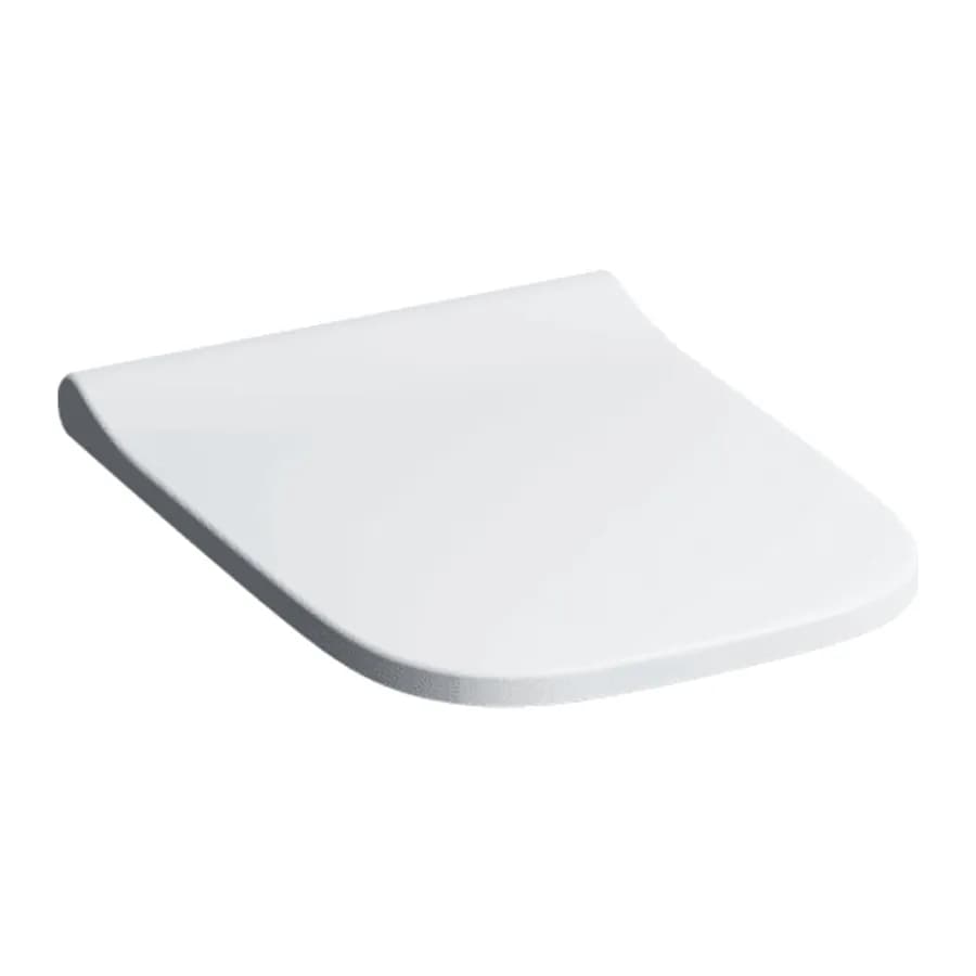 Coppia di sanitari filomuro vaso rimless e bidet bianco - Smyle square di Geberit