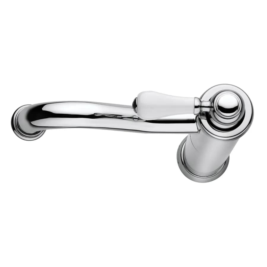 Coppia miscelatori lavabo e bidet BRERA di Jacuzzi - Rubinetteria per piletta click clack ottone cromo e ceramica bianca