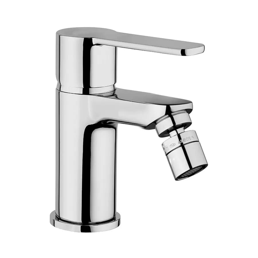 Coppia miscelatori lavabo e bidet Jacuzzi - Rubinetteria Opalia in ottone cromato per piletta e con tecnologia Energy Saving