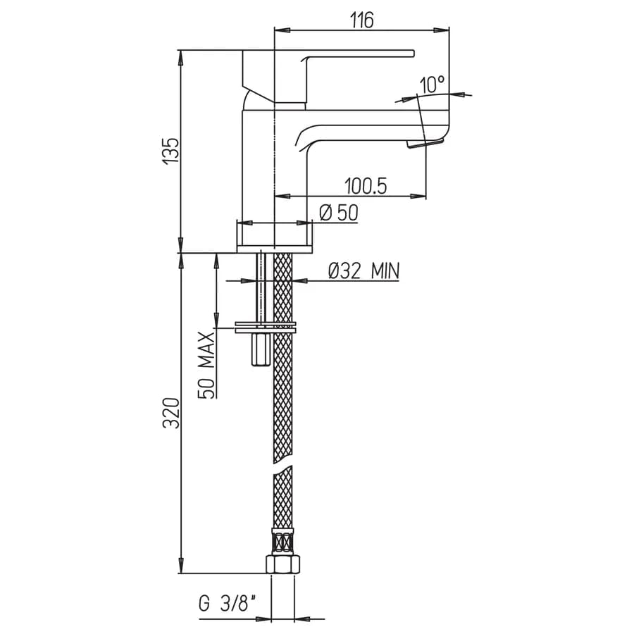 Coppia miscelatori lavabo e bidet Jacuzzi - Rubinetteria Opalia in ottone cromato per piletta e con tecnologia Energy Saving