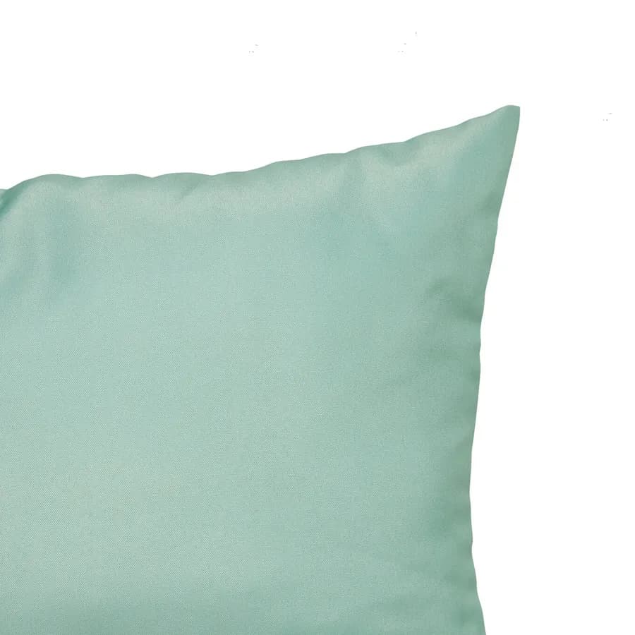 Copricuscino decorativo da esterno 50x30 cm in poliestere idrorepellente verde acqua motivo rombi - Pigmentia