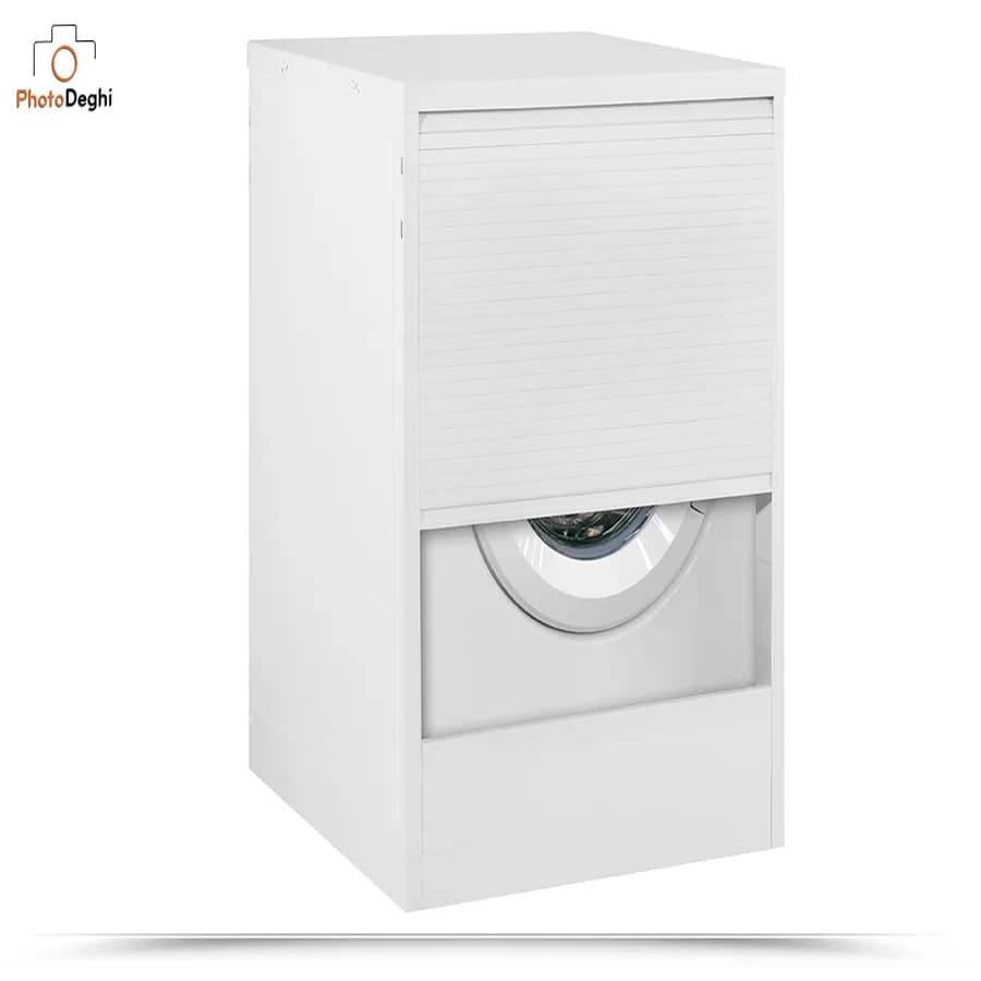 Coprilavatrice 65x70 cm serrandina verticale bianco