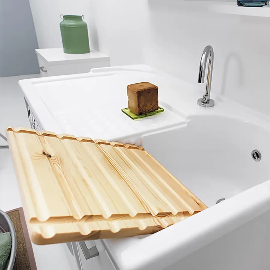 Coprilavatrice con lavapanni 106x60x90h cm vasca destra Domestica Colavene