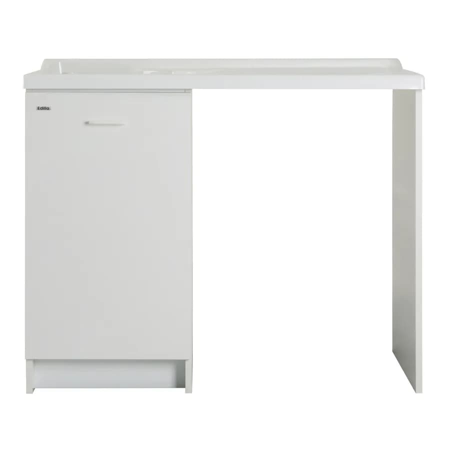 Coprilavatrice destro con lavatoio asse termoplastico linea Edilla 109x60x89h cm Montegrappa