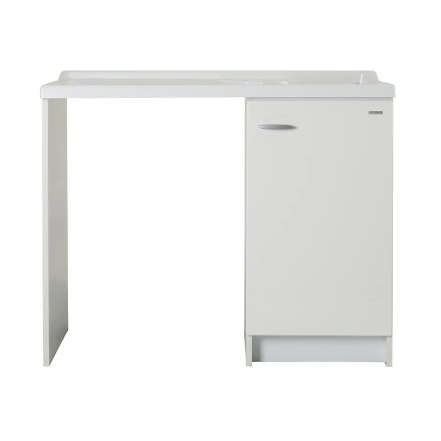 Coprilavatrice Montegrappa montaggio a sinistra + lavatoio linea Marella 109x60x89h cm