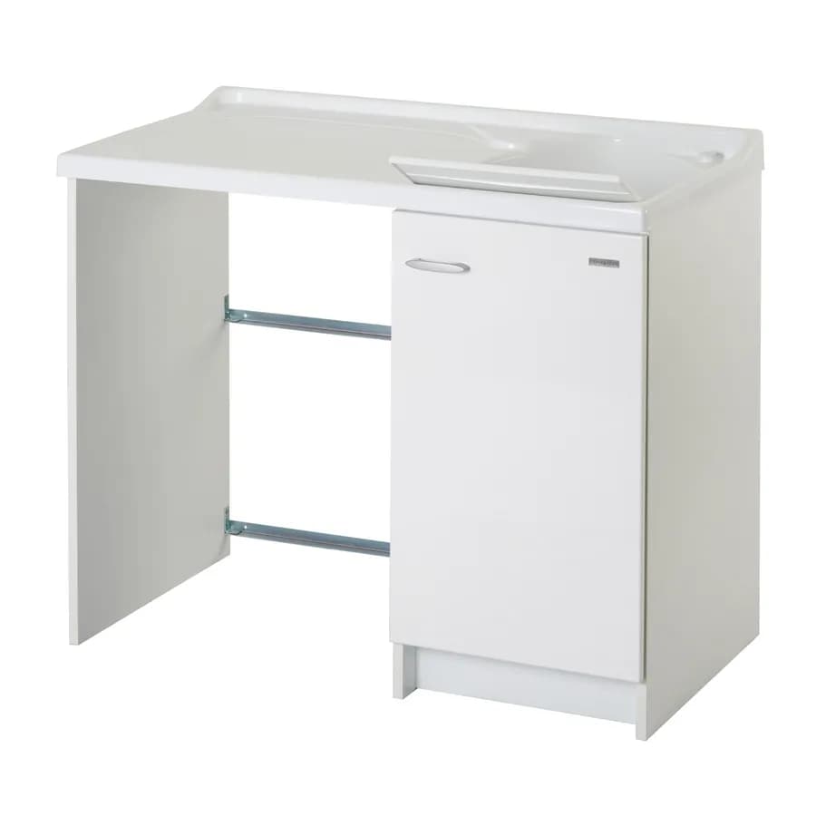 Coprilavatrice Montegrappa montaggio a sinistra + lavatoio linea Marella 109x60x89h cm