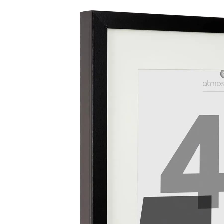 Cornice per foto 40x50 cm reversibile in legno nero - Talirha