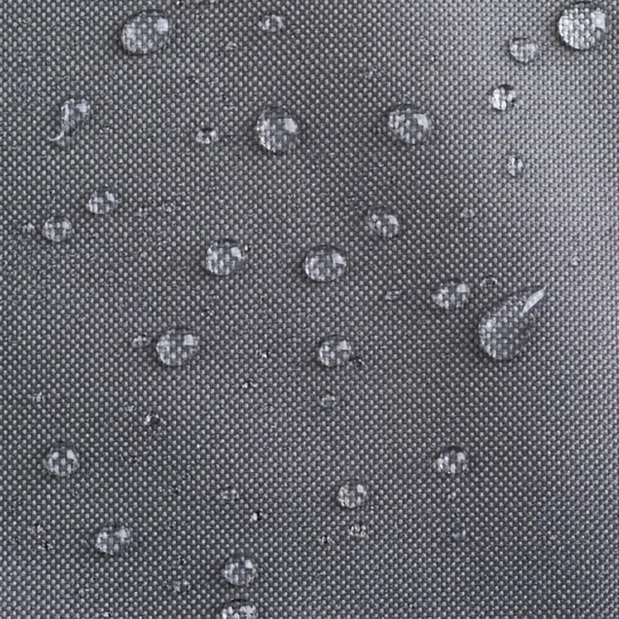 Copertura protettiva per panchina in poliestere idrorepellente antracite 165x70x90h cm con coulisse regolabile - Wakanda