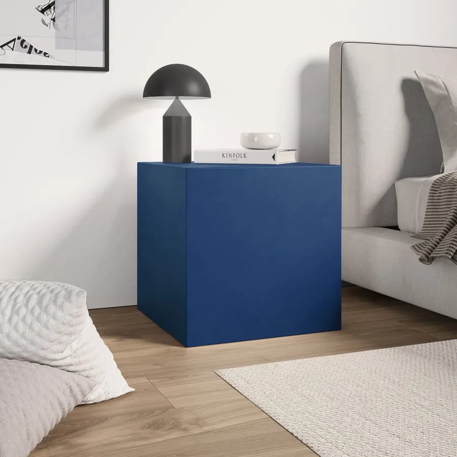 Cubo multiuso da interno 45 h cm in polietilene blu - Kubbot