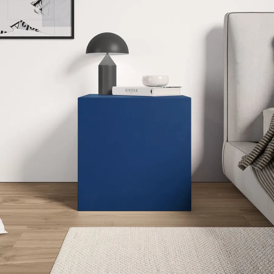 Cubo multiuso da interno 45 h cm in polietilene blu - Kubbot