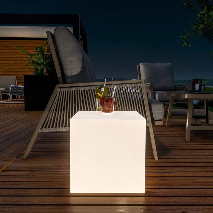 Cubo luminoso multiuso per esterni 35x35 cm - Kubbot