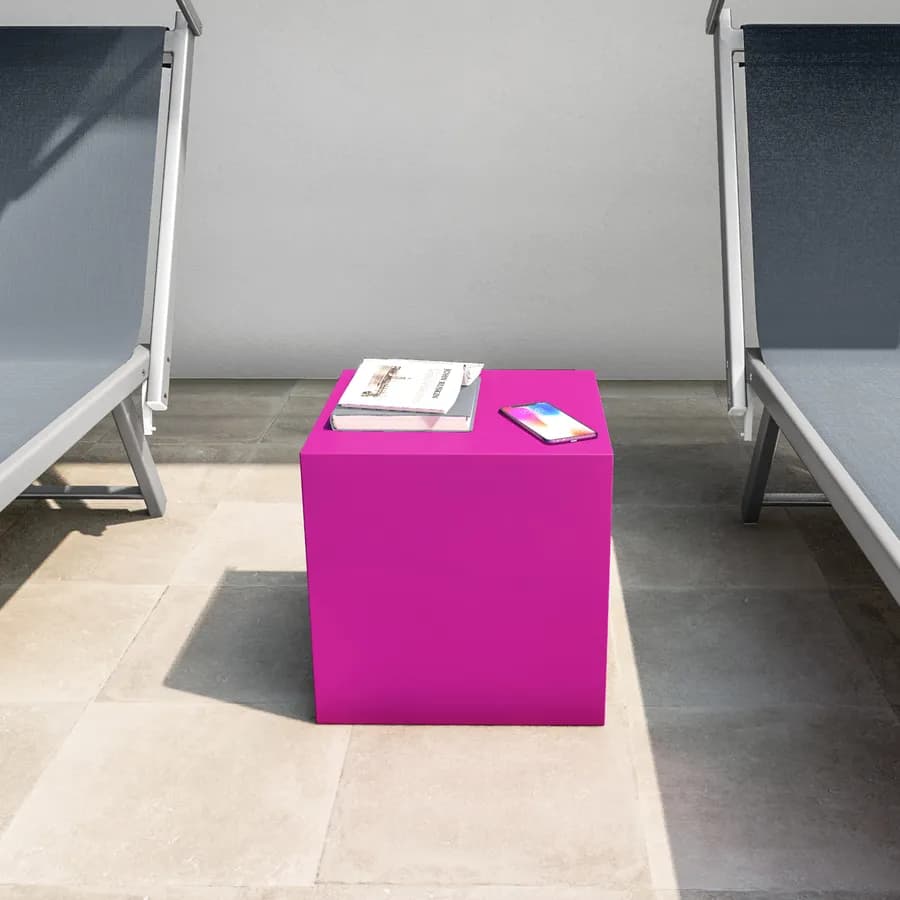 Cubo multiuso per esterni 35 h cm in polietilene viola - Kubbot