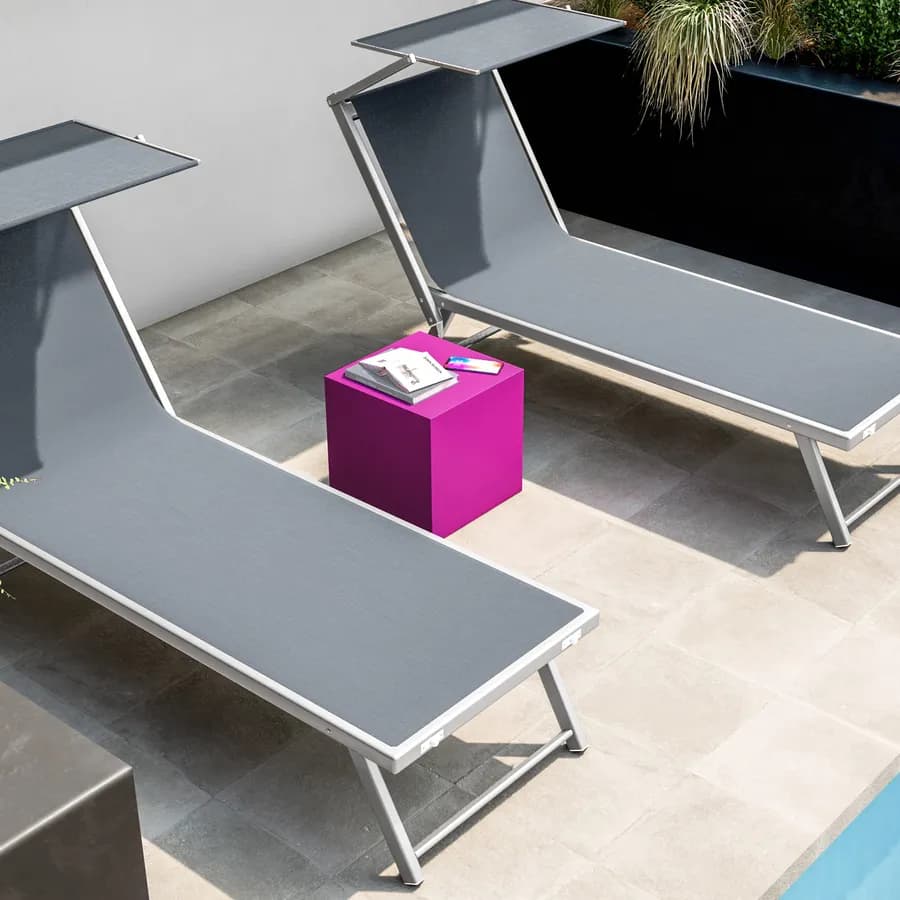 Cubo multiuso per esterni 35 h cm in polietilene viola - Kubbot