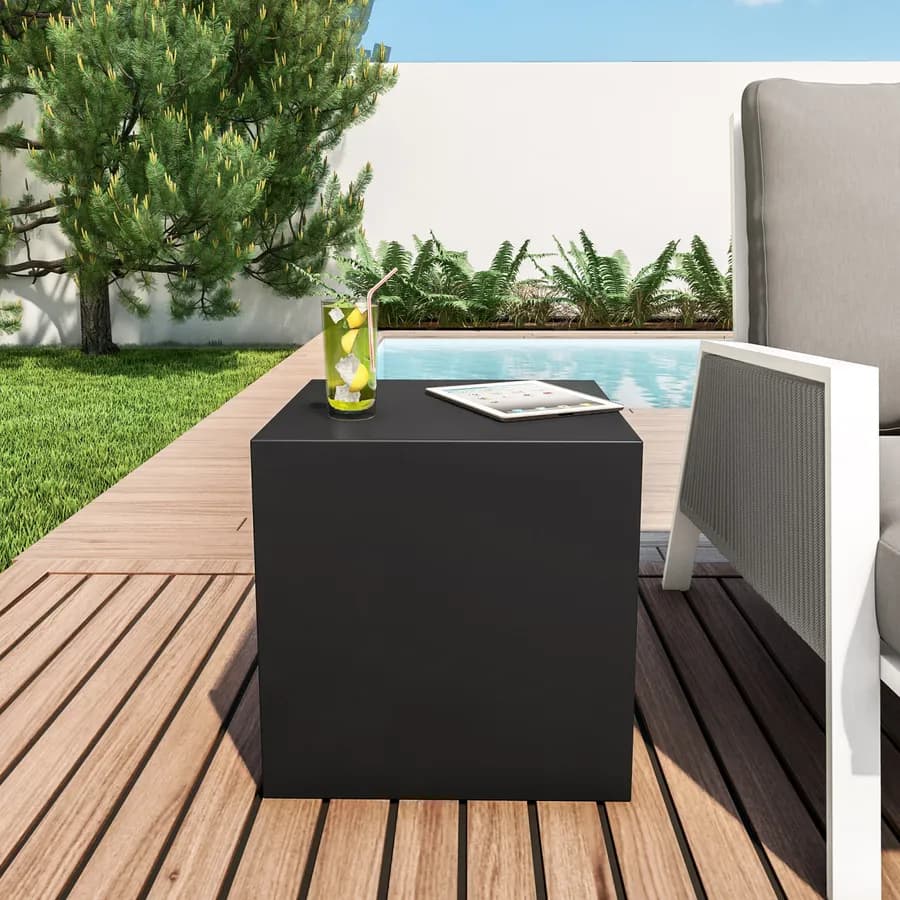 Cubo multiuso per esterni 45 h cm in polietilene grafite - Kubbot