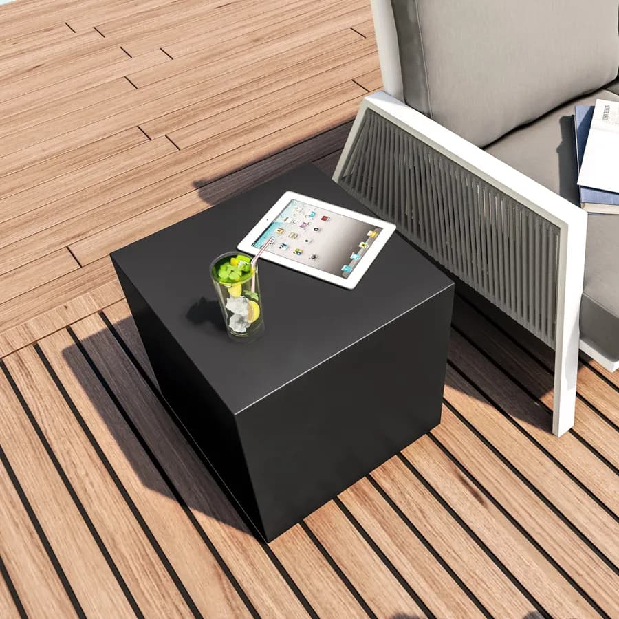 Cubo multiuso per esterni 45 h cm in polietilene grafite - Kubbot