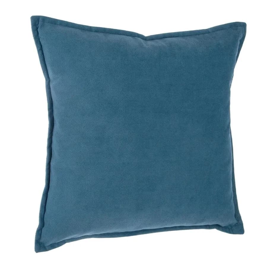 Cuscino 45x45 cm sfoderabile in tessuto petrolio - Wynter