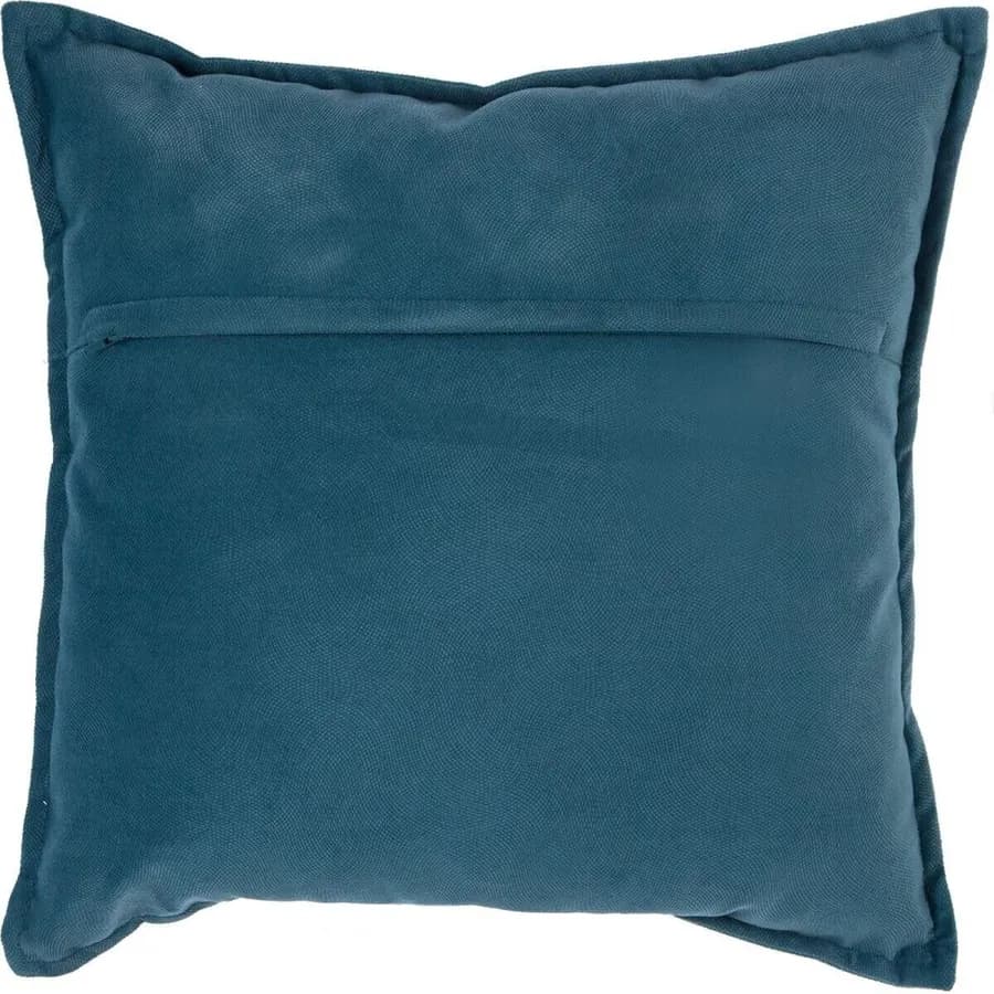Cuscino 45x45 cm sfoderabile in tessuto petrolio - Wynter