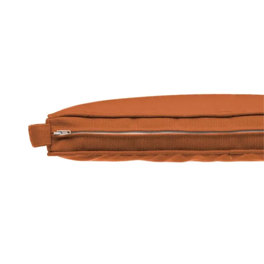 Cuscino con velcro per sedia 40x40 cm in poliestere terracotta - Bangkok