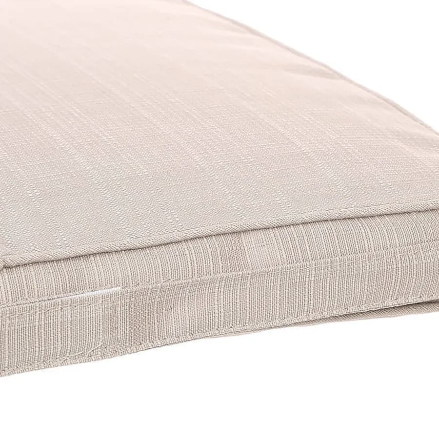 Cuscino con velcro per sedia 40x40 cm in poliestere tortora - Bangkok