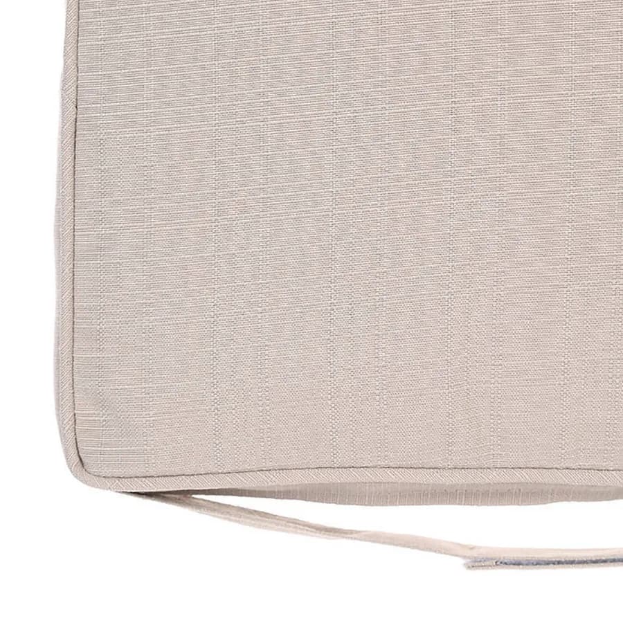 Cuscino con velcro per sedia 40x40 cm in poliestere tortora - Bangkok