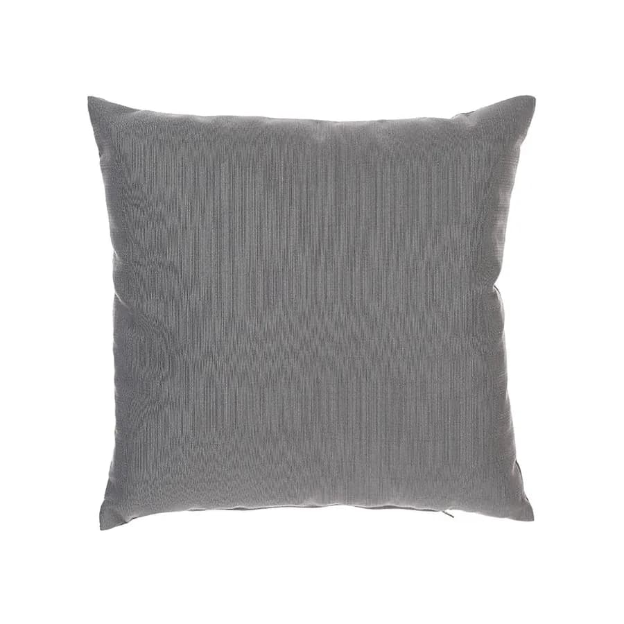 Cuscino decorativo da esterno 40x40 cm in poliestere grigio scuro - Bangkok